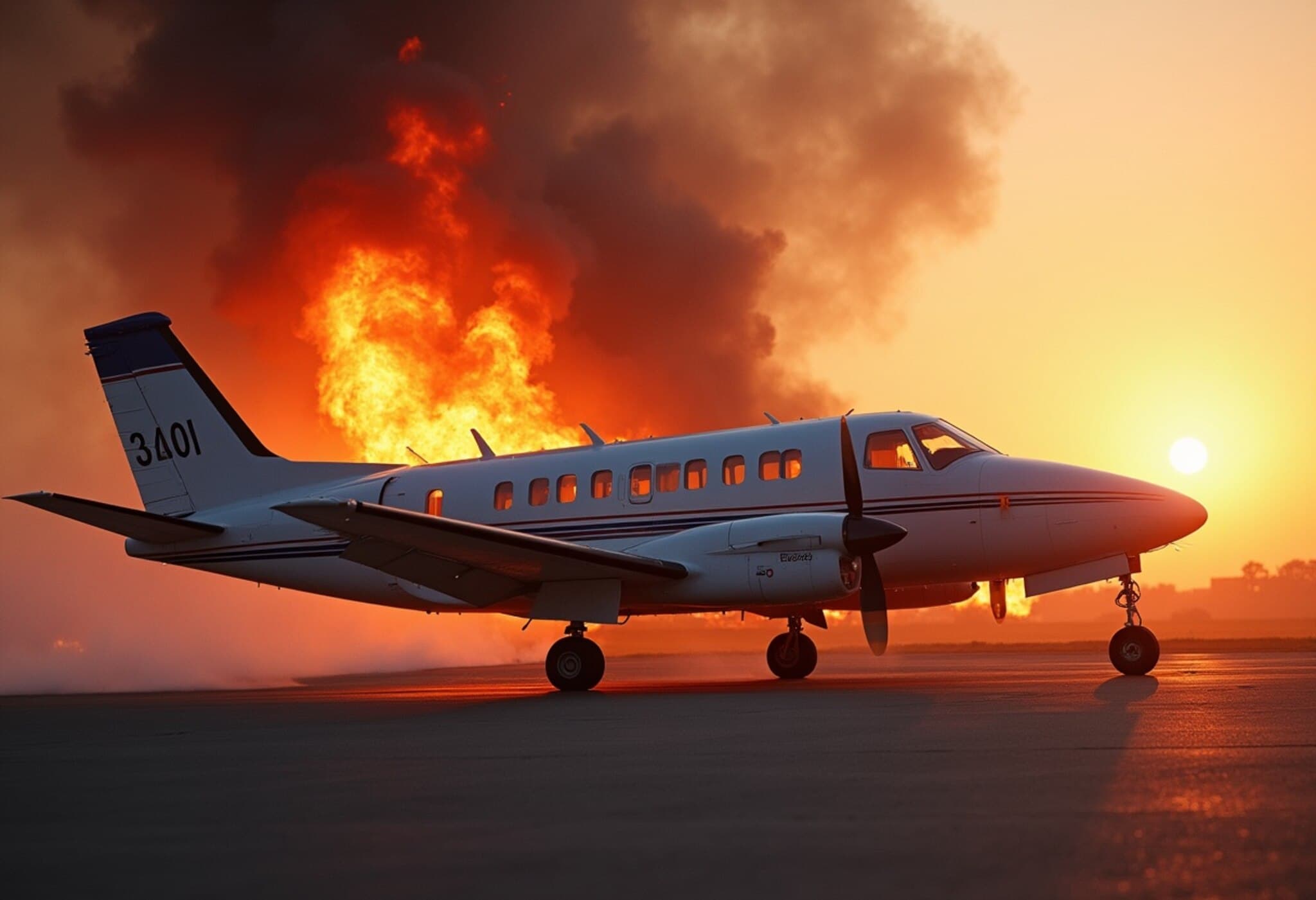 Small Plane Crash at London Southend Airport Sparks Fireball, Causes Flight Cancellations Small Plane Crash at London Southend Airport Sparks Fireball, Causes Flight Cancellations