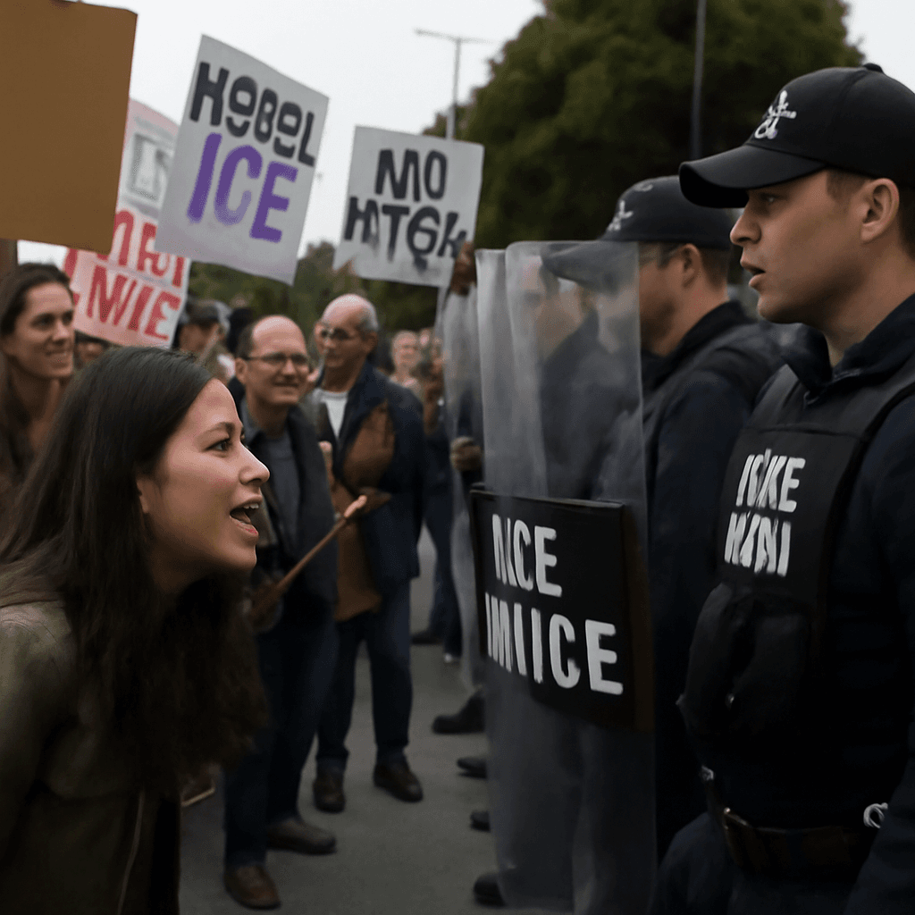 Tensions Escalate as LA Protesters Rally Against ICE Raids for Second Day Tensions Escalate as LA Protesters Rally Against ICE Raids for Second Day