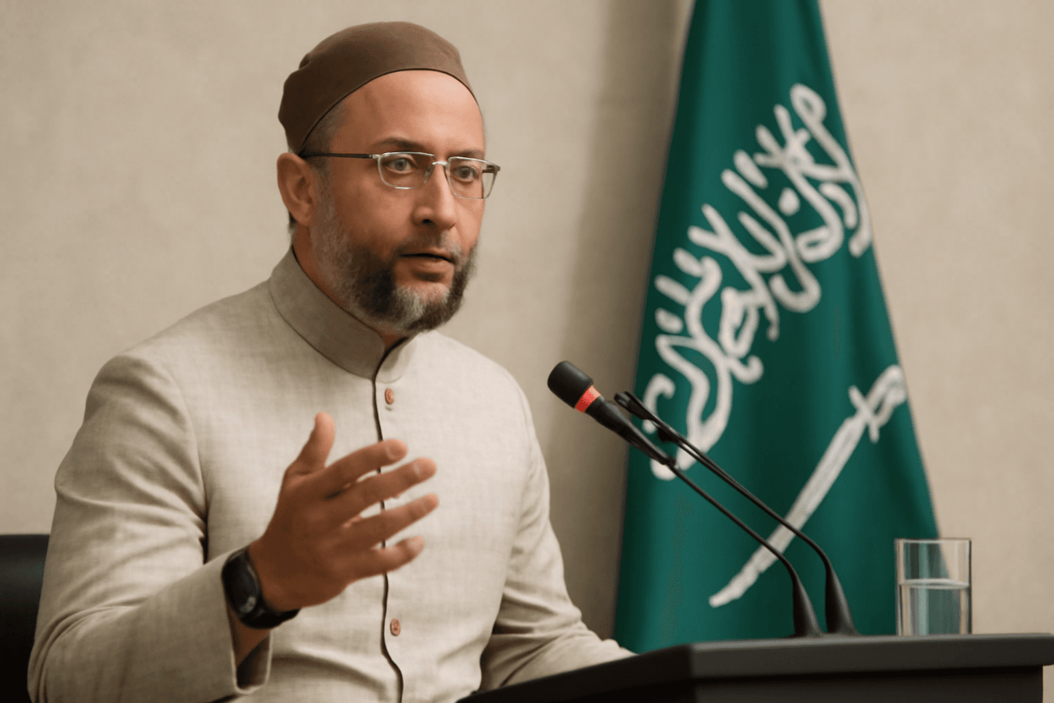 Asaduddin Owaisi Highlights India's 240 Million Proud Muslims in Saudi Visit Asaduddin Owaisi Highlights India's 240 Million Proud Muslims in Saudi Visit
