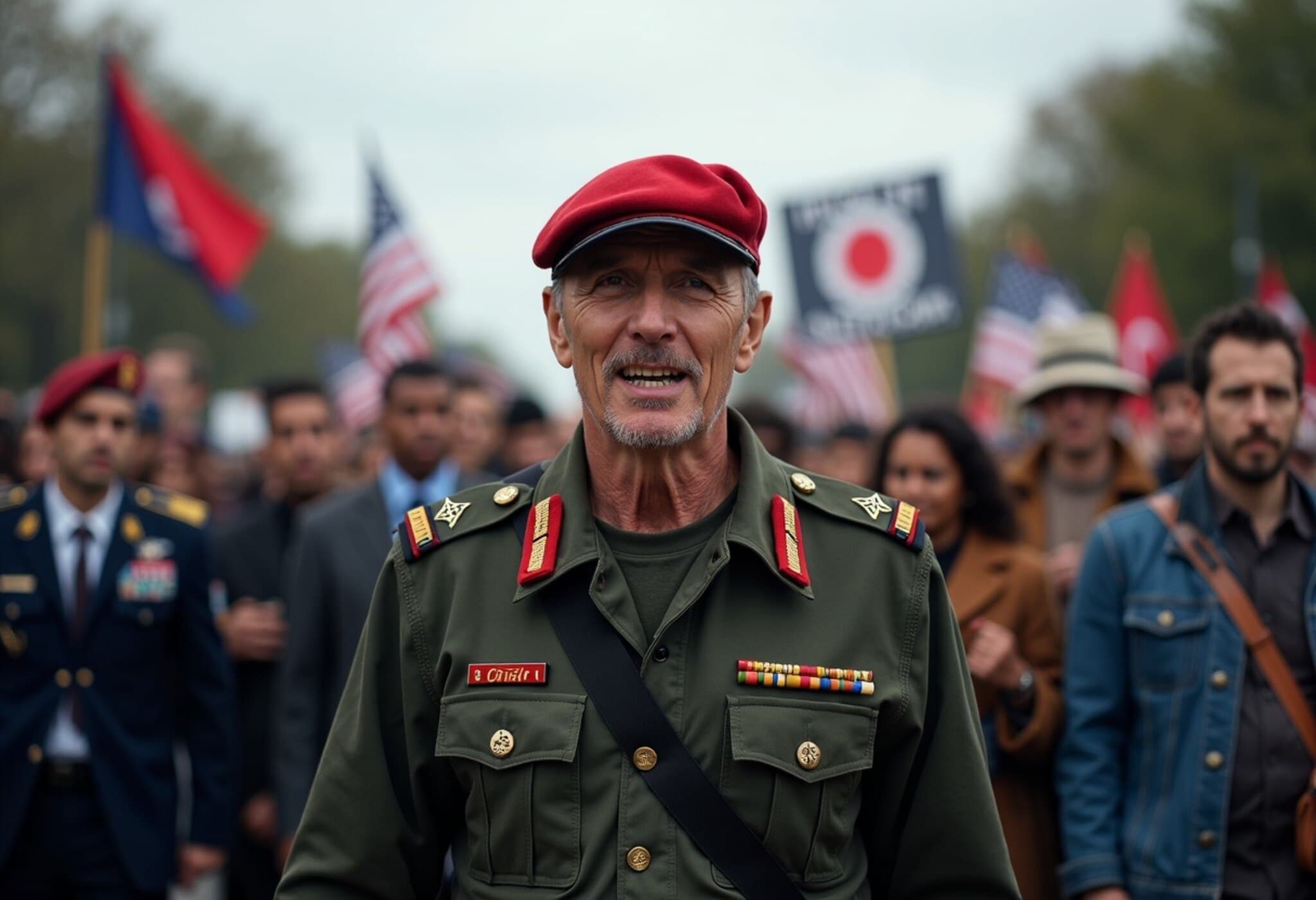 Anti-Trump Protests Eclipse President’s 79th Birthday Parade in Washington Anti-Trump Protests Eclipse President’s 79th Birthday Parade in Washington