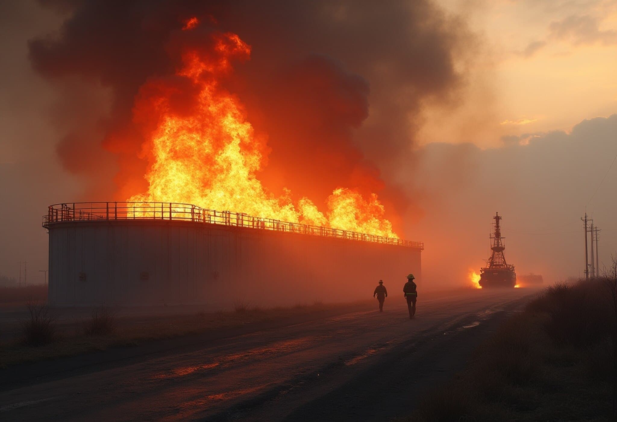 Ukrainian Drone Strike Triggers Major Fire at Sochi Oil Depot in Russia Ukrainian Drone Strike Triggers Major Fire at Sochi Oil Depot in Russia