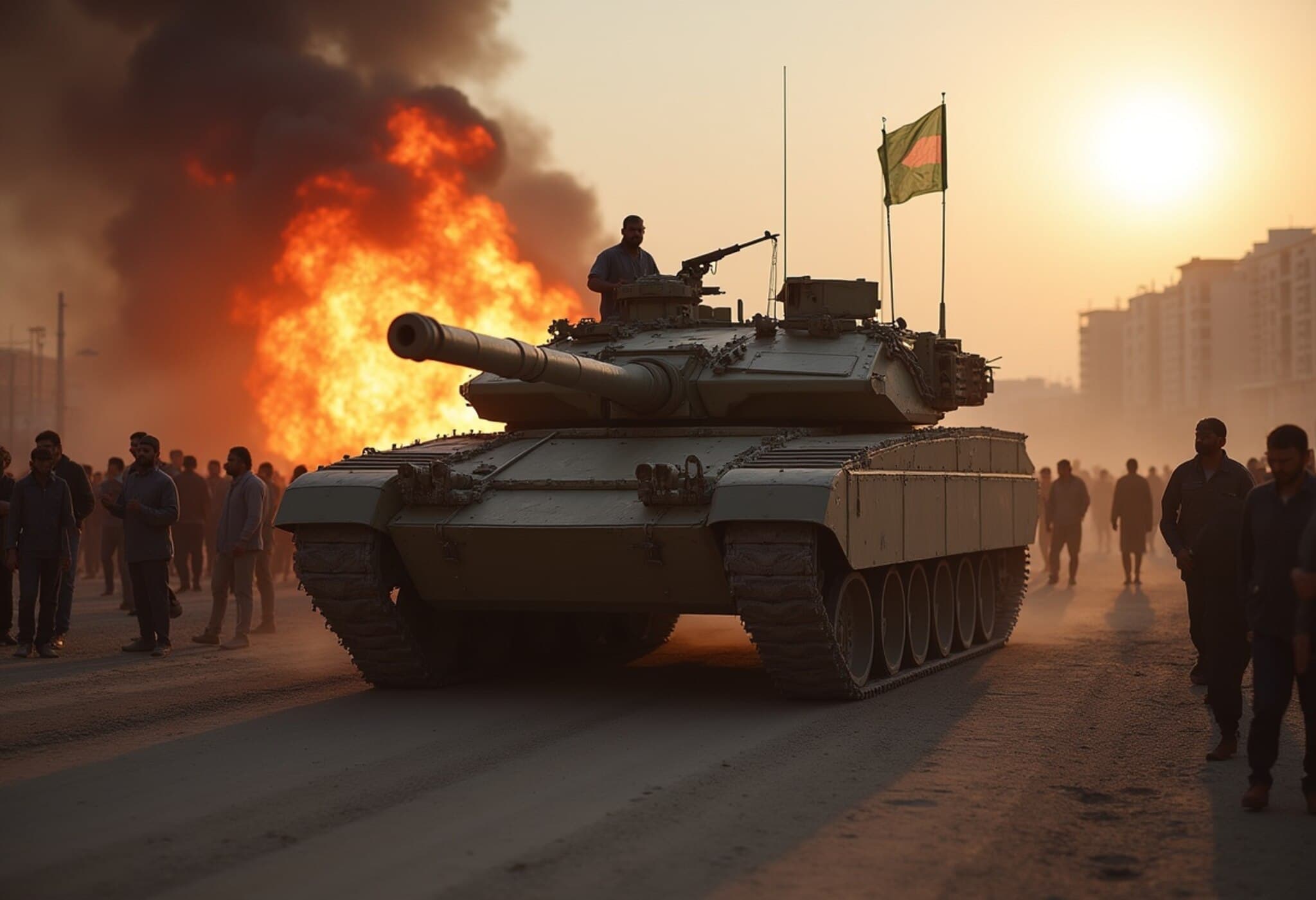 Israeli Tank Fire Kills 51 Palestinians Seeking Aid in Gaza Israeli Tank Fire Kills 51 Palestinians Seeking Aid in Gaza