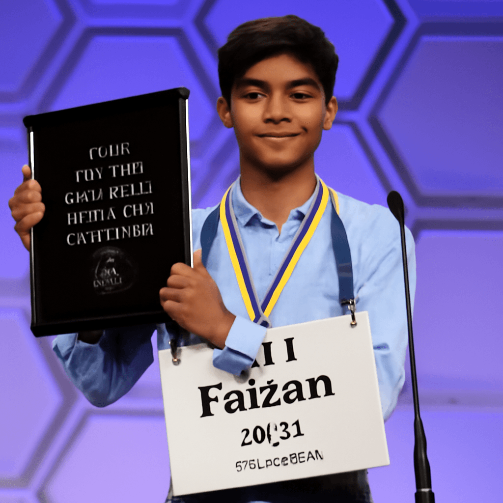 Faizan Zaki Wins 2025 Scripps National Spelling Bee Championship Faizan Zaki Wins 2025 Scripps National Spelling Bee Championship