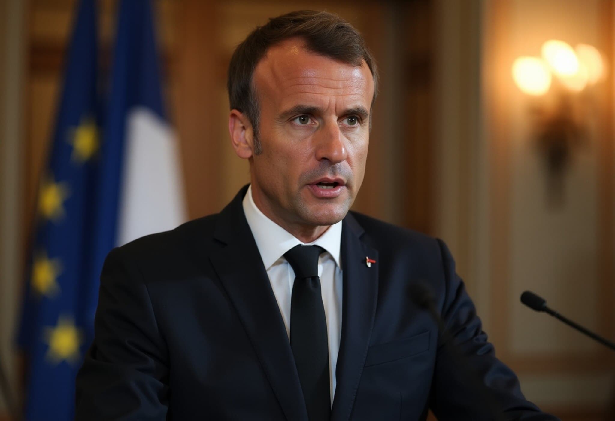 Macron Warns Iran Threatens Regional Stability, Backs Israel’s Defense Macron Warns Iran Threatens Regional Stability, Backs Israel’s Defense