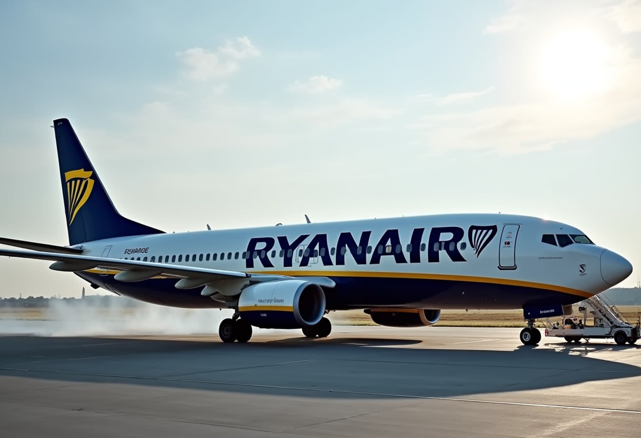 Ryanair Boeing 737 Hits Runway Barrier in Greece, Passengers Safe Ryanair Boeing 737 Hits Runway Barrier in Greece, Passengers Safe