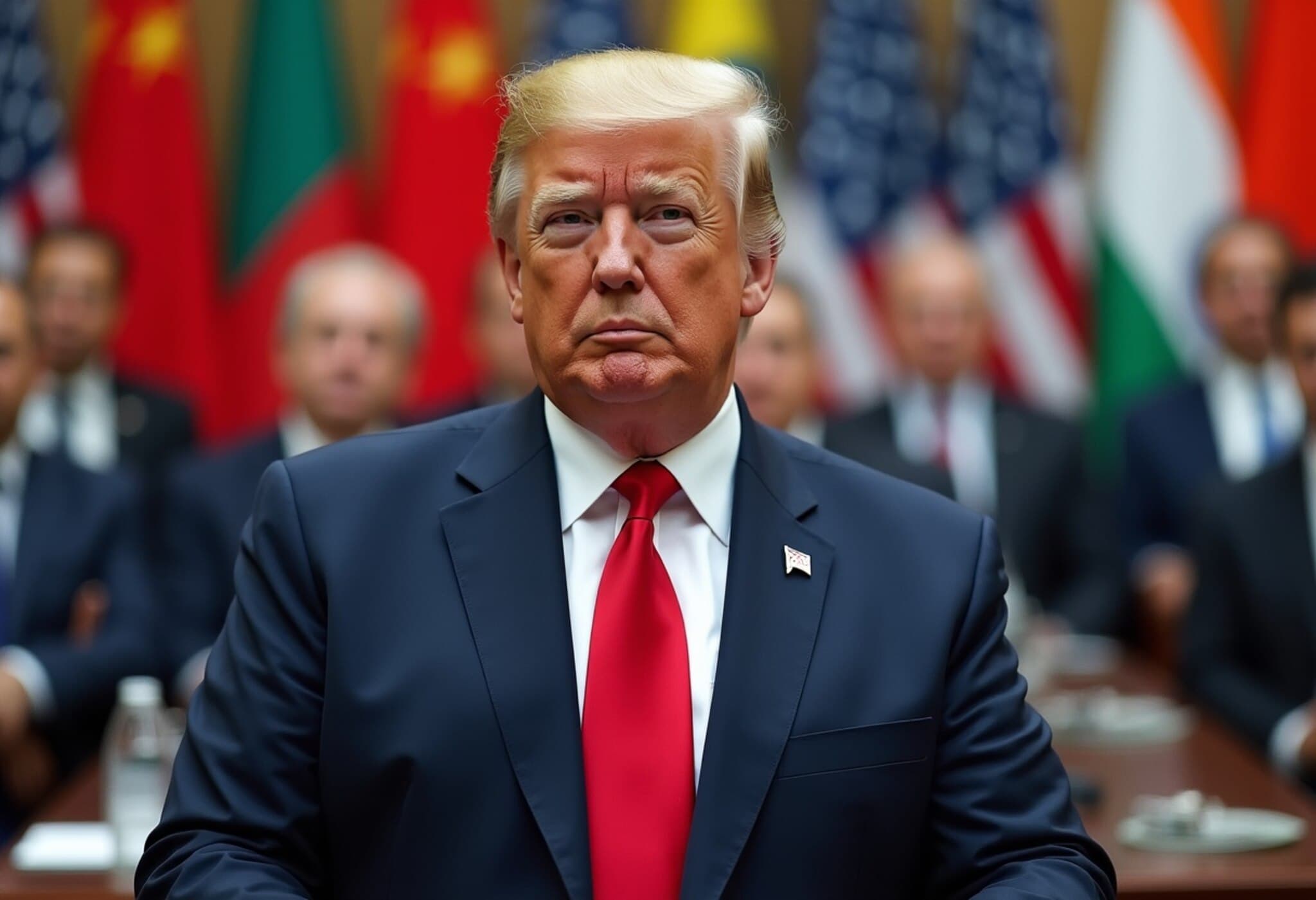 Trump Intensifies Tariff Threats Against BRICS as Group Expands Influence Trump Intensifies Tariff Threats Against BRICS as Group Expands Influence