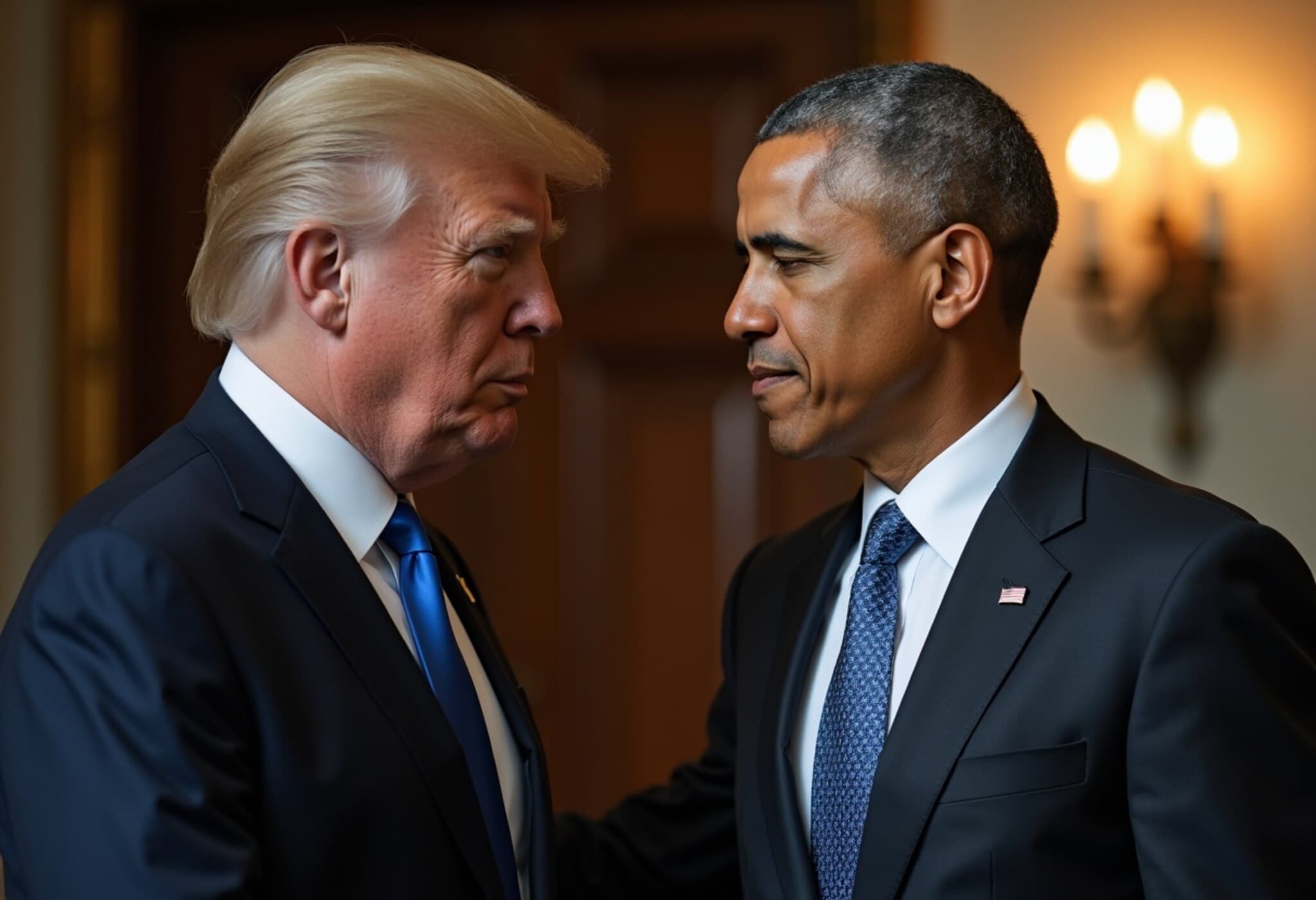 Obama Responds Firmly to Trump’s ‘Ridiculous’ Treason Allegations Obama Responds Firmly to Trump’s ‘Ridiculous’ Treason Allegations