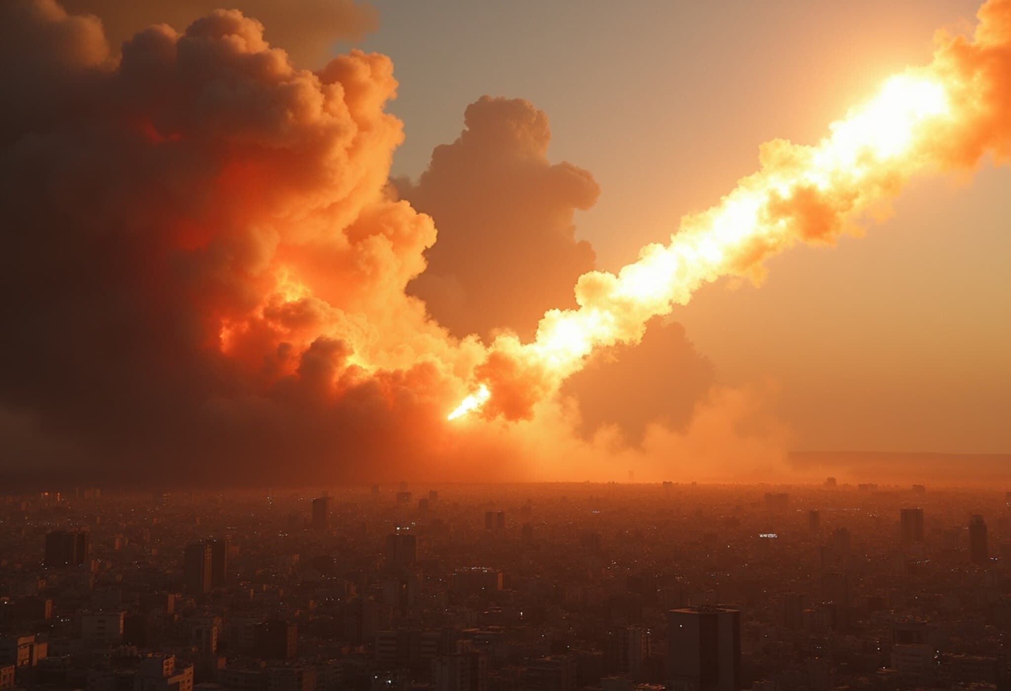 Iran Escalates Missile Strikes on Israel Amid Rising Middle East Tensions Iran Escalates Missile Strikes on Israel Amid Rising Middle East Tensions