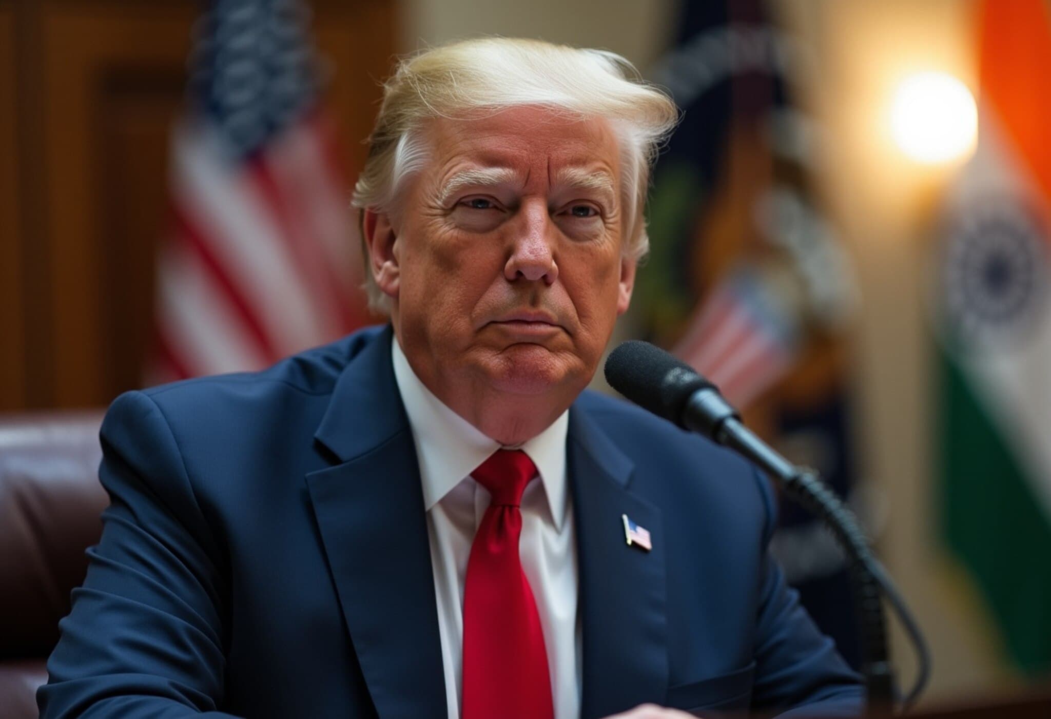 Trump Threatens Higher Tariffs on India Over Russian Oil Resale Claims Trump Threatens Higher Tariffs on India Over Russian Oil Resale Claims