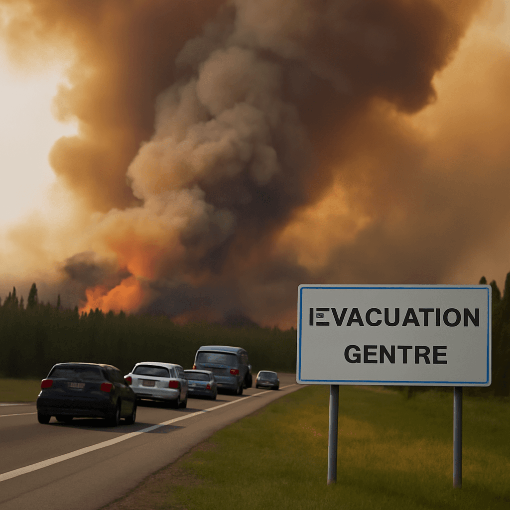 Thousands Evacuated Across Canada as Wildfires Degrade Air Quality in US States Thousands Evacuated Across Canada as Wildfires Degrade Air Quality in US States