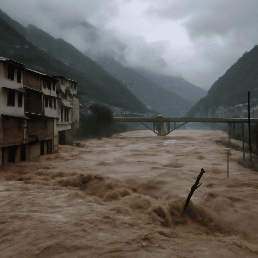 Floods in Yunnan Province Damage Homes and Bridges Amid Ongoing Rain Floods in Yunnan Province Damage Homes and Bridges Amid Ongoing Rain