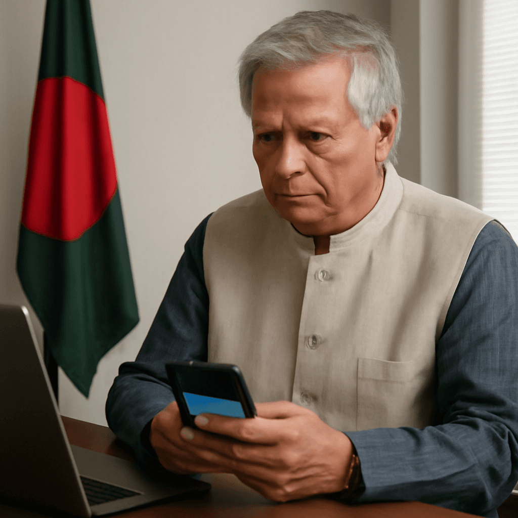 Bangladesh Adviser Muhammad Yunus Adopts Social Media Strategy to Counter Critics Bangladesh Adviser Muhammad Yunus Adopts Social Media Strategy to Counter Critics