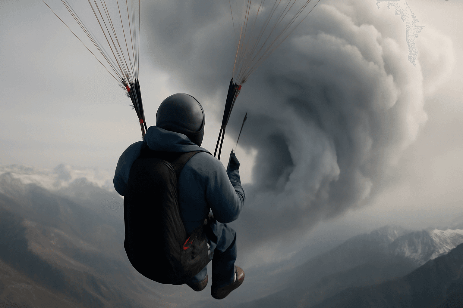 Chinese Paraglider Survives Cloud Vortex at 26,400 Feet Amid Freezing Conditions Chinese Paraglider Survives Cloud Vortex at 26,400 Feet Amid Freezing Conditions