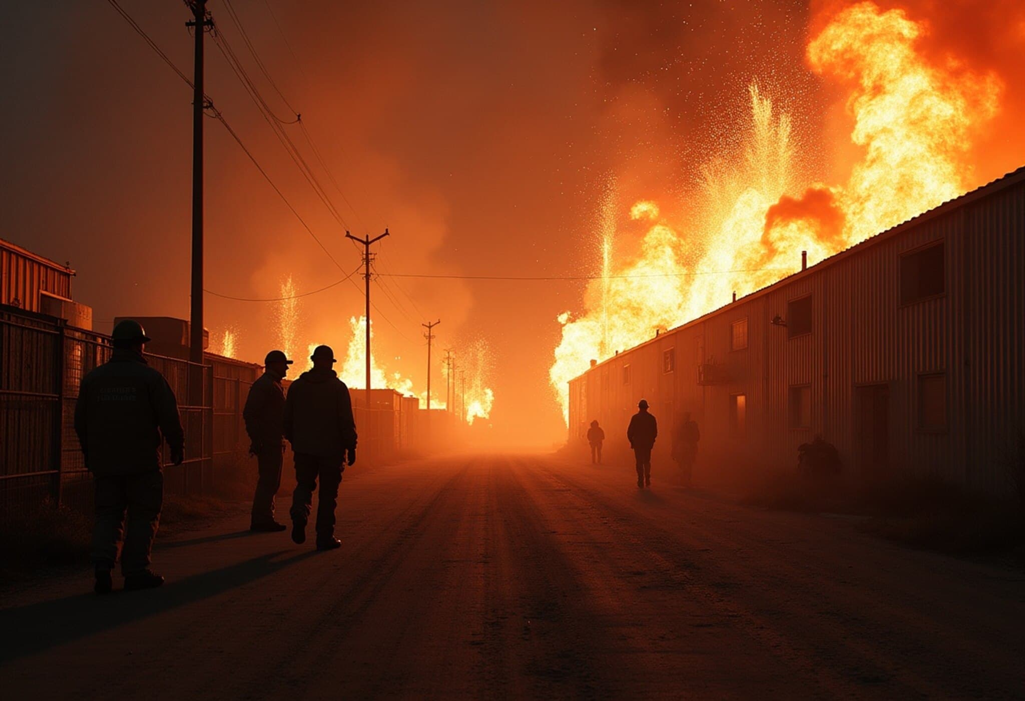Human Remains Found After Massive Fireworks Warehouse Explosion in California Human Remains Found After Massive Fireworks Warehouse Explosion in California