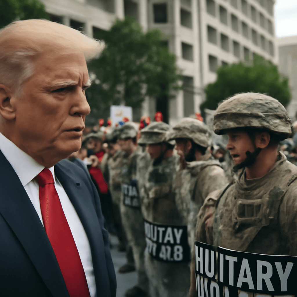 Trump Deploys Central Troops to Suppress Protests in California Amid Immigration Raids Trump Deploys Central Troops to Suppress Protests in California Amid Immigration Raids