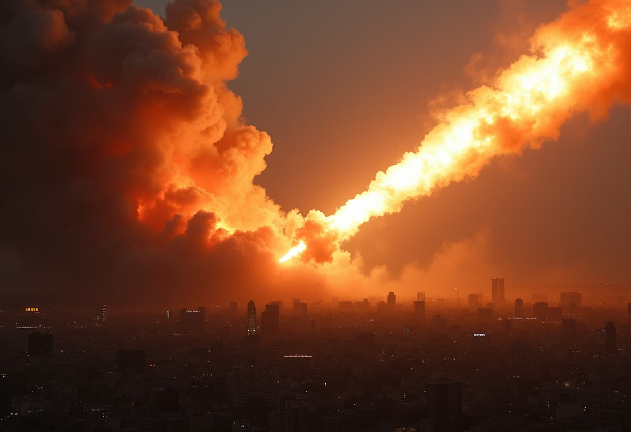 Middle East Tensions Escalate as Missiles Target Israel and Iran Middle East Tensions Escalate as Missiles Target Israel and Iran