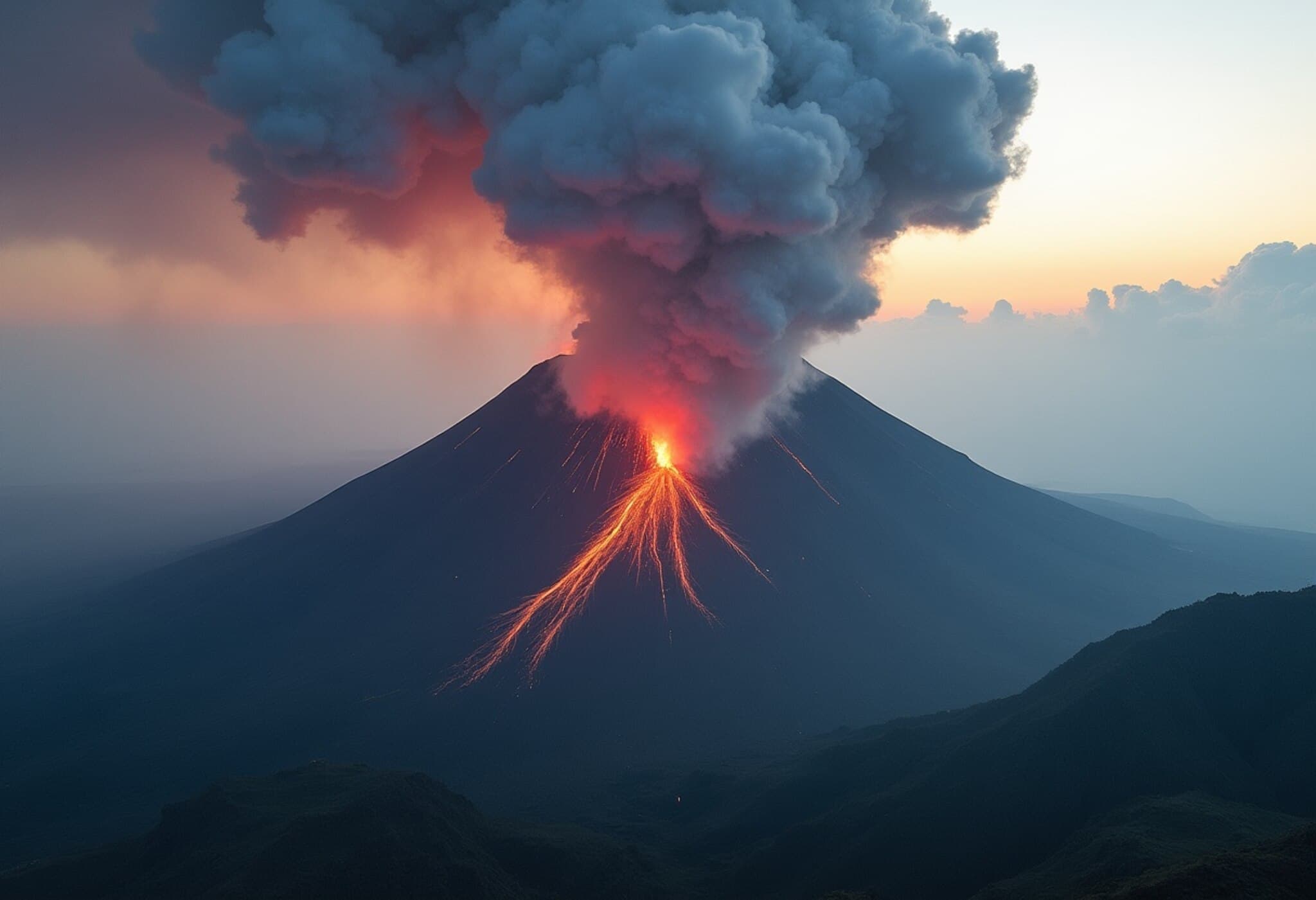 Indonesia’s Mount Lewotobi Erupts, Sending Ash Cloud 10,000 Meters High Indonesia’s Mount Lewotobi Erupts, Sending Ash Cloud 10,000 Meters High