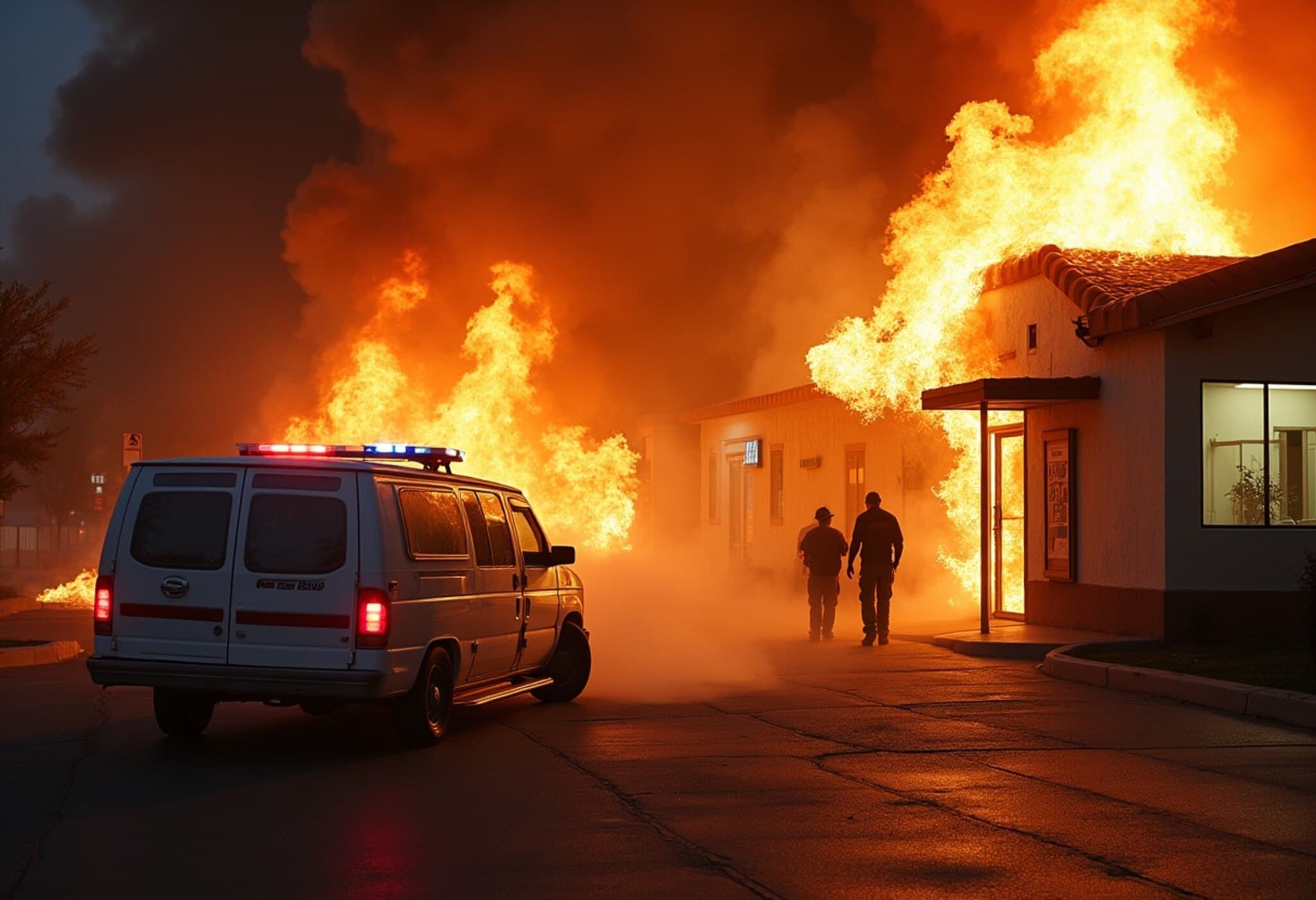 San Jose Post Office Set Ablaze After Car Crash; Suspect Arrested San Jose Post Office Set Ablaze After Car Crash; Suspect Arrested