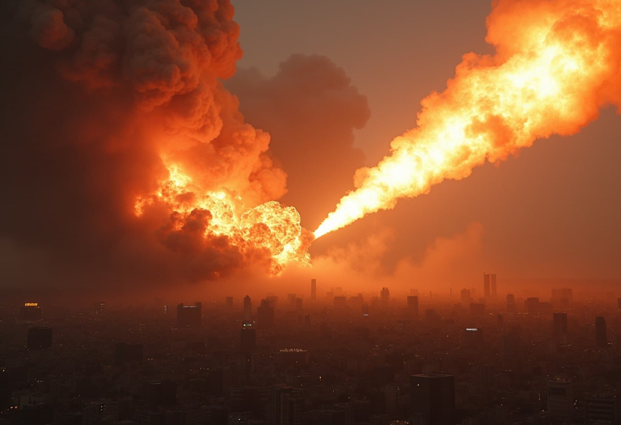 Israel-Iran Conflict Escalates with Intense Strikes and Missile Interceptions Israel-Iran Conflict Escalates with Intense Strikes and Missile Interceptions