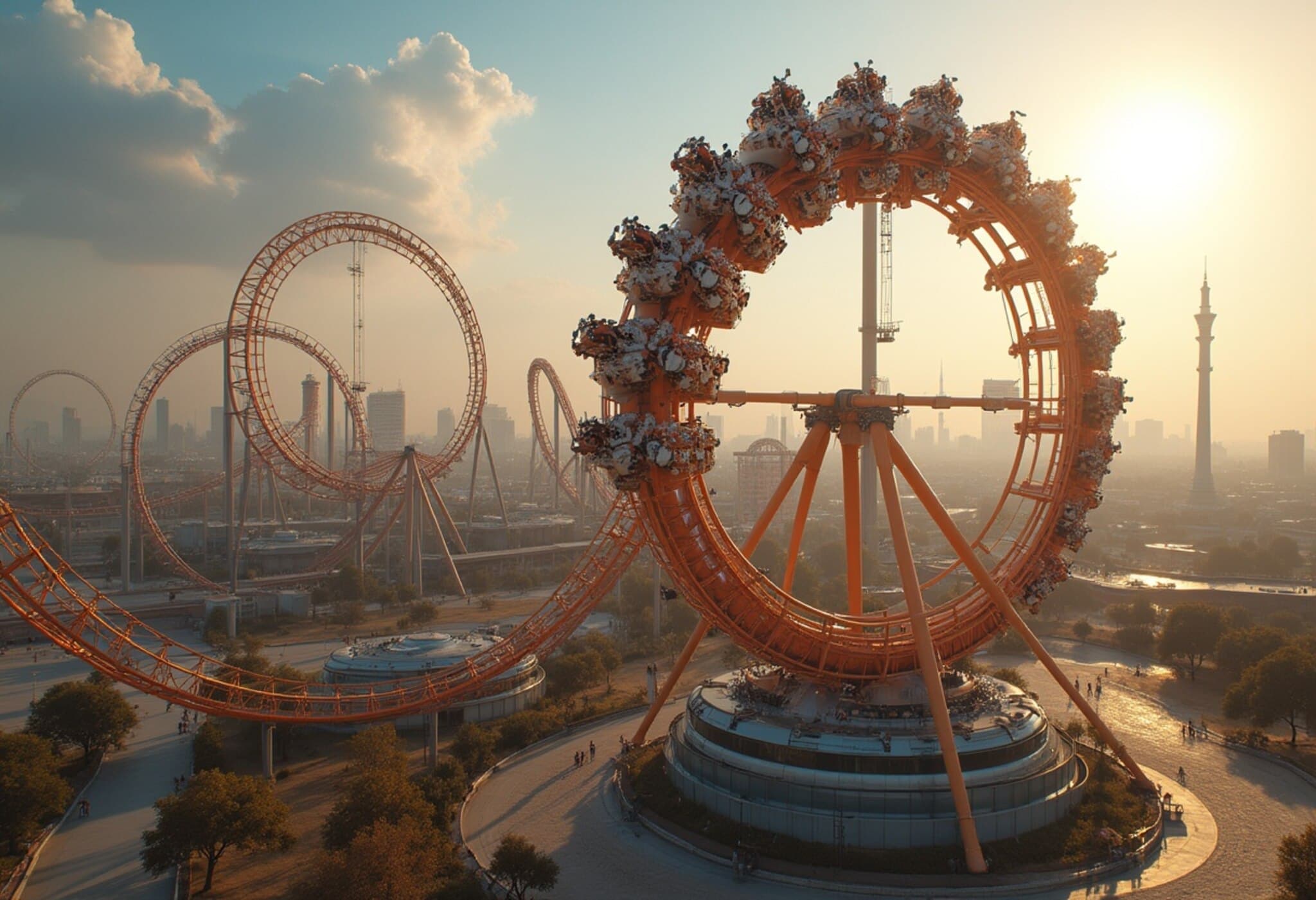 Thrilling Theme Park Ride Snaps Midair in Saudi Arabia, Injuring 23 Thrilling Theme Park Ride Snaps Midair in Saudi Arabia, Injuring 23