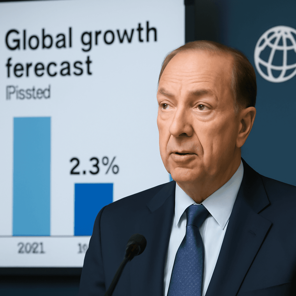 World Bank Slashes 2025 Global Growth Forecast Amid Trade Uncertainty World Bank Slashes 2025 Global Growth Forecast Amid Trade Uncertainty