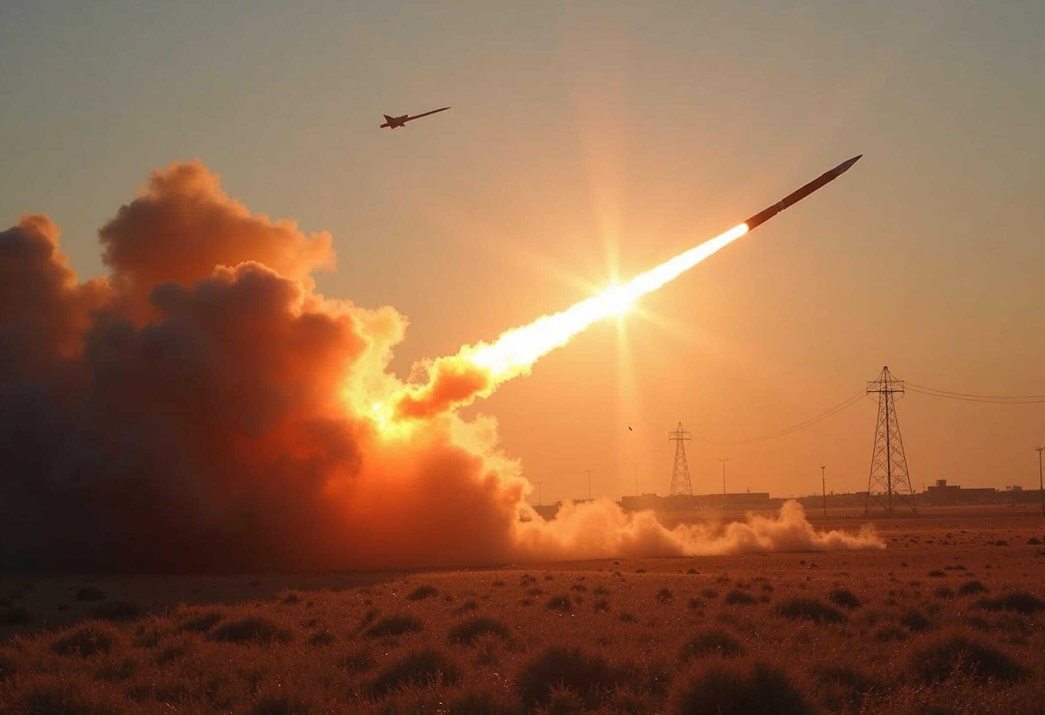 Israel and Iran Exchange Missile Strikes Amid Rising Tensions, Sirens Sound in Jerusalem Israel and Iran Exchange Missile Strikes Amid Rising Tensions, Sirens Sound in Jerusalem