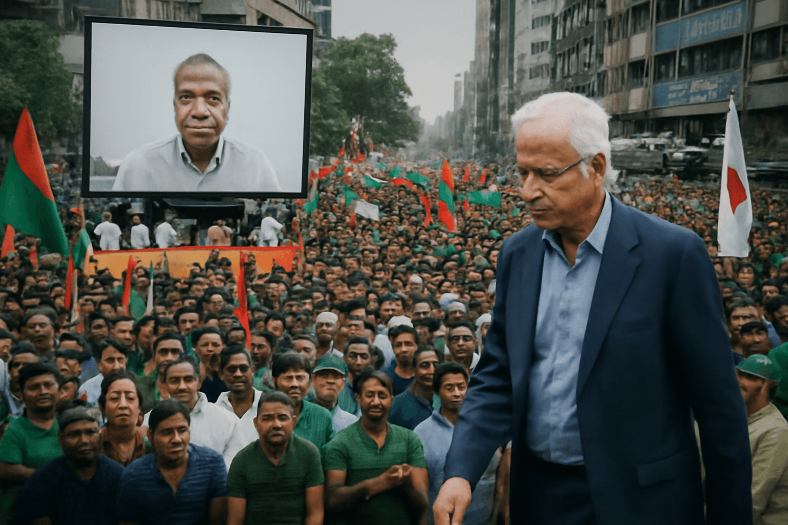 BNP Holds Major Rally as Muhammad Yunus Departs for Japan Visit BNP Holds Major Rally as Muhammad Yunus Departs for Japan Visit