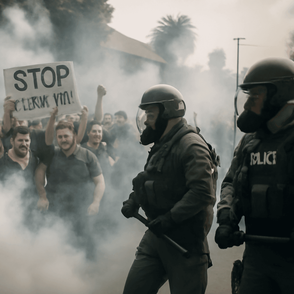 Second Day of Clashes in Los Angeles Amid Immigration Raids and Protests Second Day of Clashes in Los Angeles Amid Immigration Raids and Protests