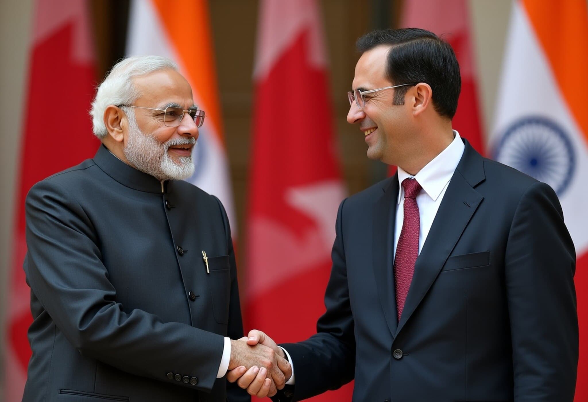 PM Modi Meets Canadian PM Mark Carney at G7 Summit to Revive Ties PM Modi Meets Canadian PM Mark Carney at G7 Summit to Revive Ties