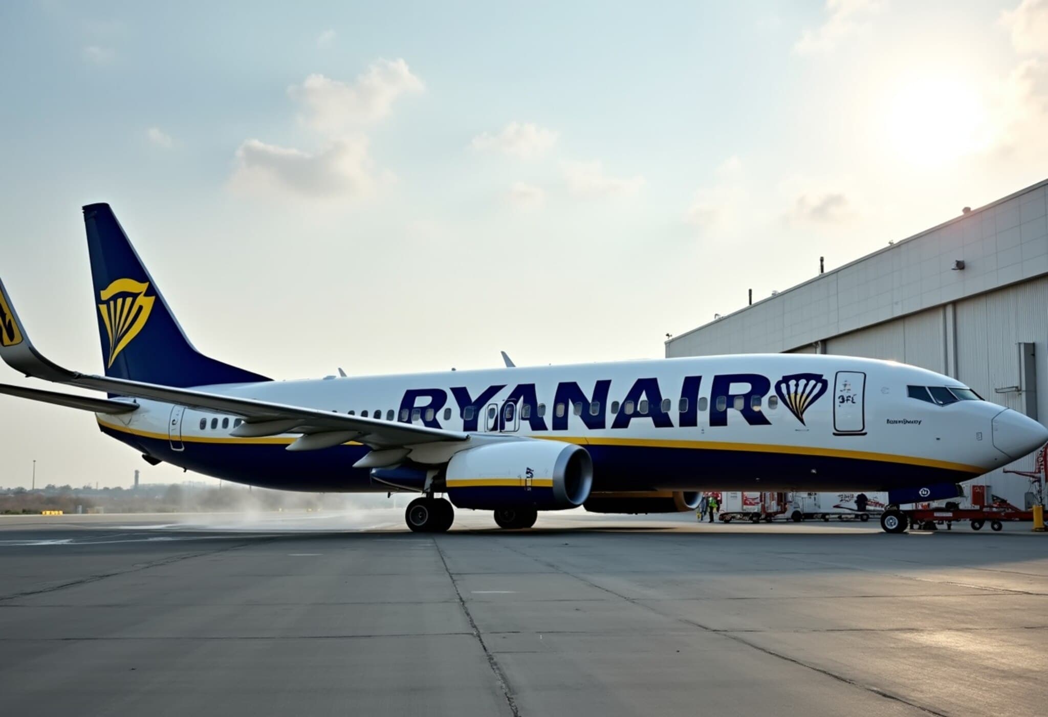 Ryanair’s Boeing 737 Hits Runway Barrier in Greece, Wing Damaged Ryanair’s Boeing 737 Hits Runway Barrier in Greece, Wing Damaged