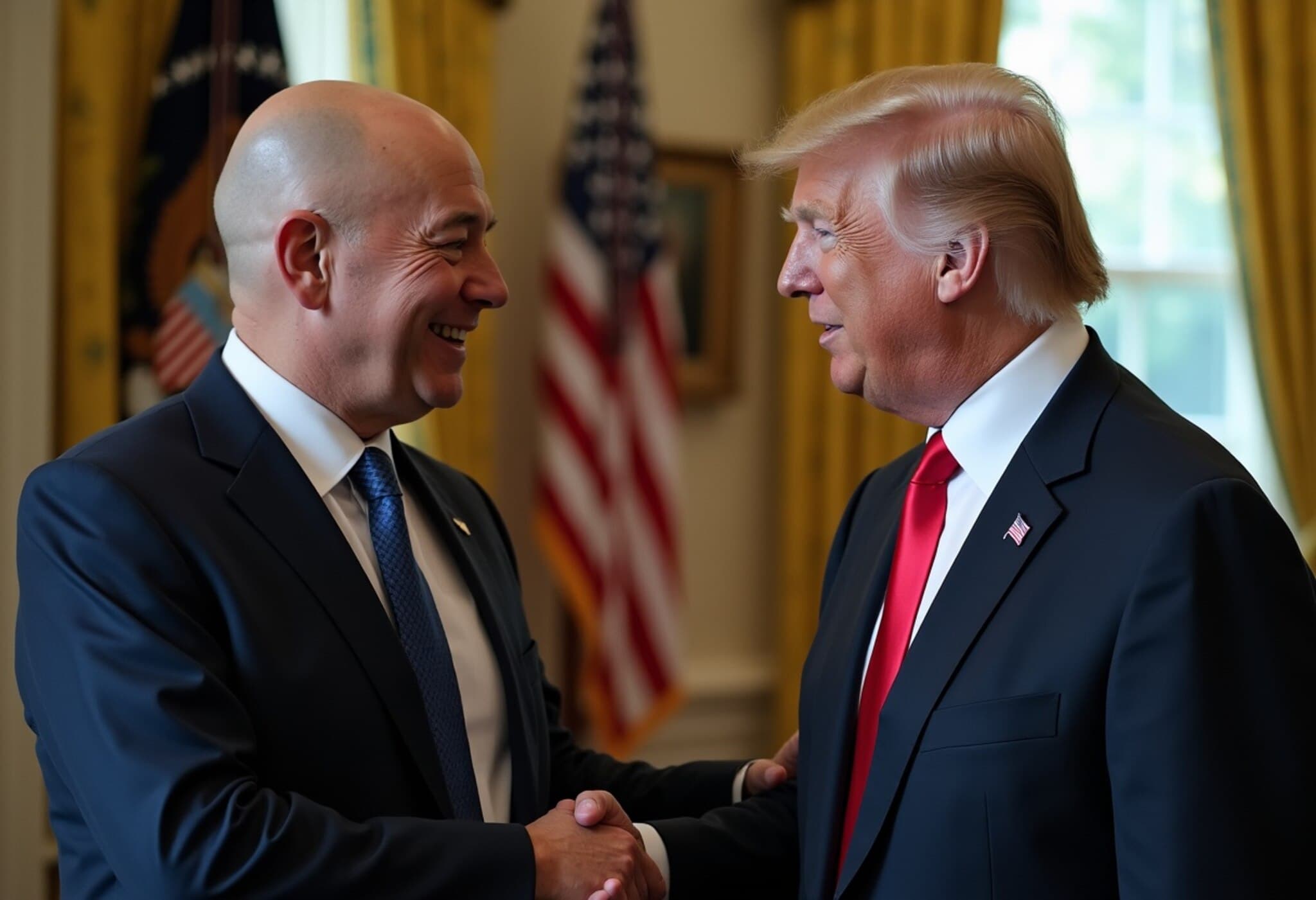 Trump and Jeff Bezos Hold Private White House Meeting Amid Shifting Tech Alliances Trump and Jeff Bezos Hold Private White House Meeting Amid Shifting Tech Alliances