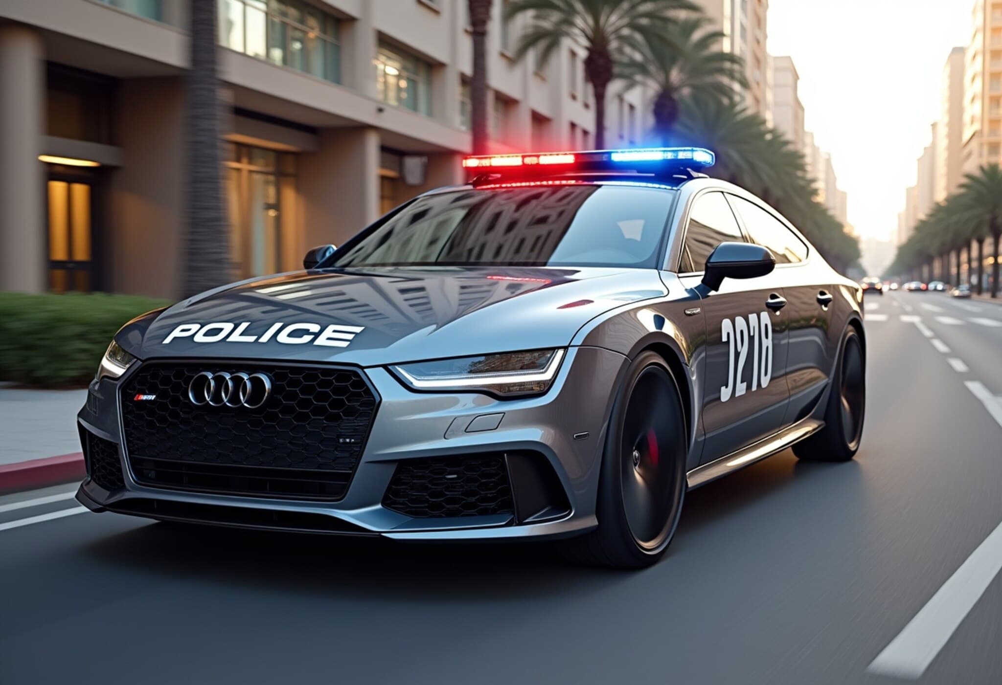 Dubai Police Expands Luxury Fleet with High-Performance Audi RS7 Dubai Police Expands Luxury Fleet with High-Performance Audi RS7