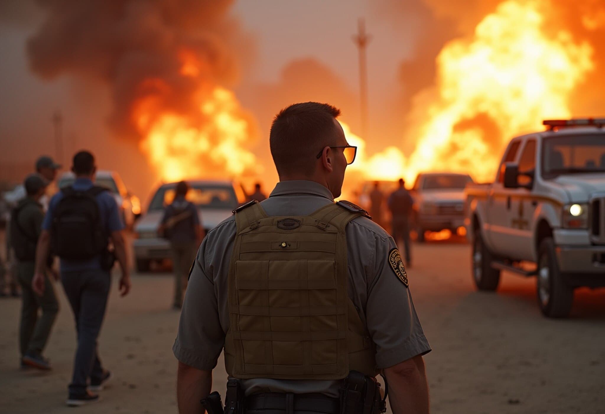 Deadly Explosion Rocks Los Angeles County Sheriff Training Facility Deadly Explosion Rocks Los Angeles County Sheriff Training Facility