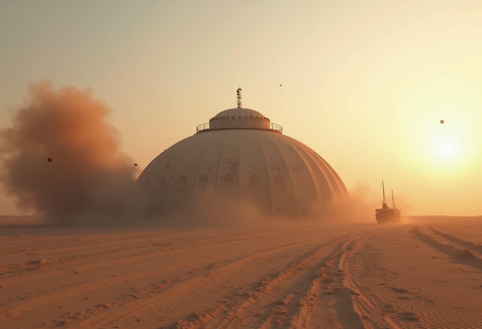 Satellite Images Reveal Iran’s Strike Damaged US Communications Dome at Qatar Base Satellite Images Reveal Iran’s Strike Damaged US Communications Dome at Qatar Base