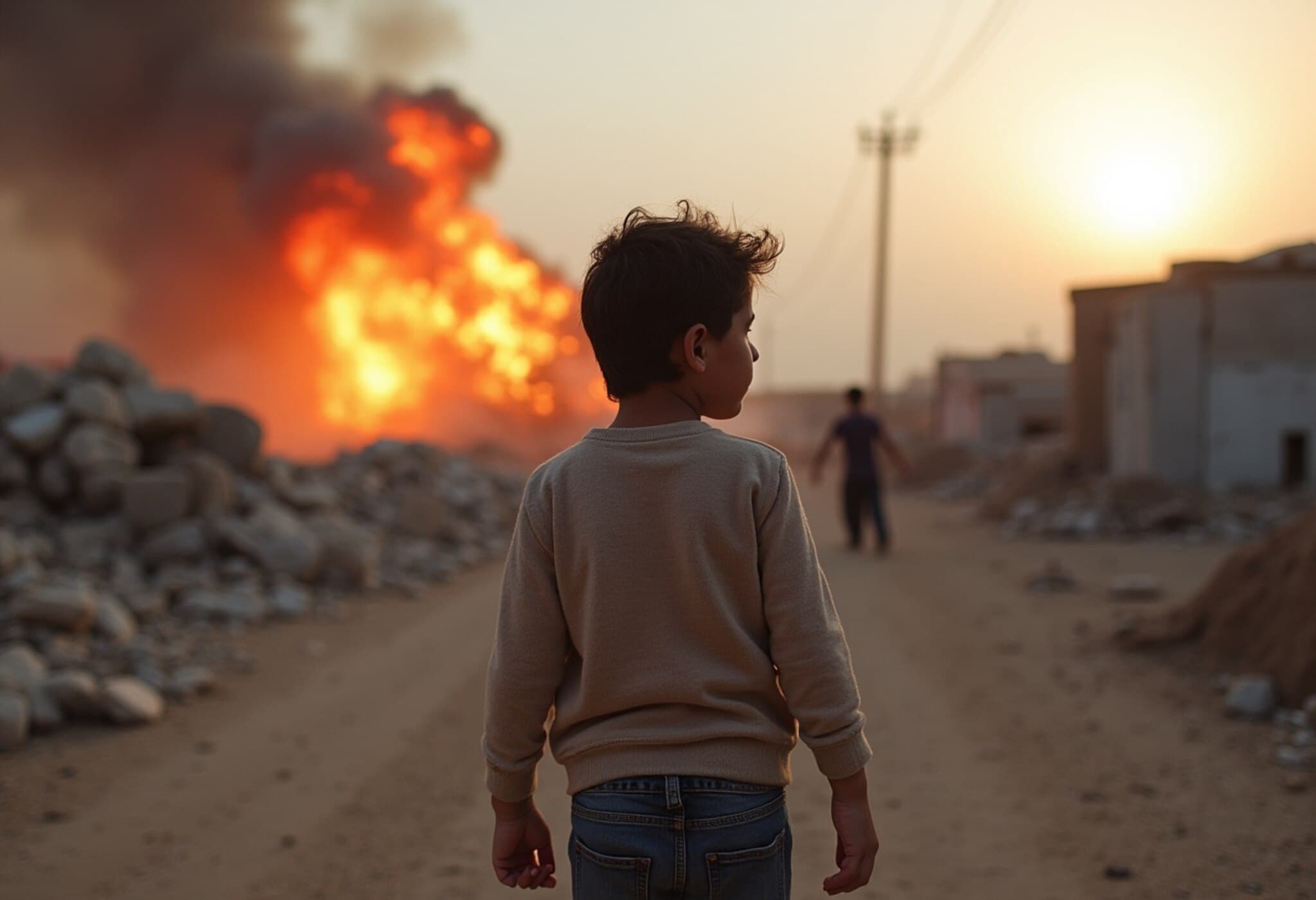 Israeli Missile Strike Kills Six Children at Gaza Water Point Amid Rising Conflict Israeli Missile Strike Kills Six Children at Gaza Water Point Amid Rising Conflict