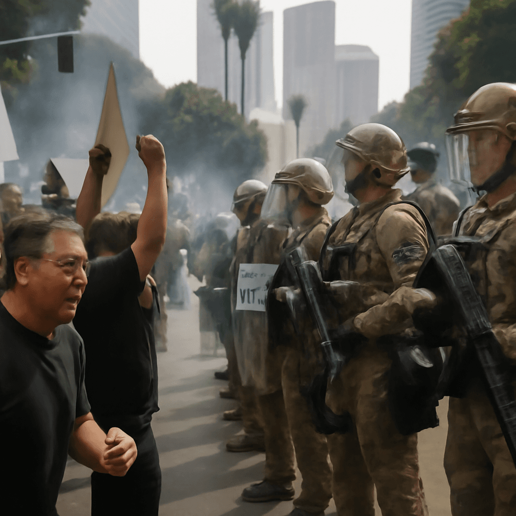 Los Angeles Protests Escalate Amid National Guard Deployment and Clashes Los Angeles Protests Escalate Amid National Guard Deployment and Clashes
