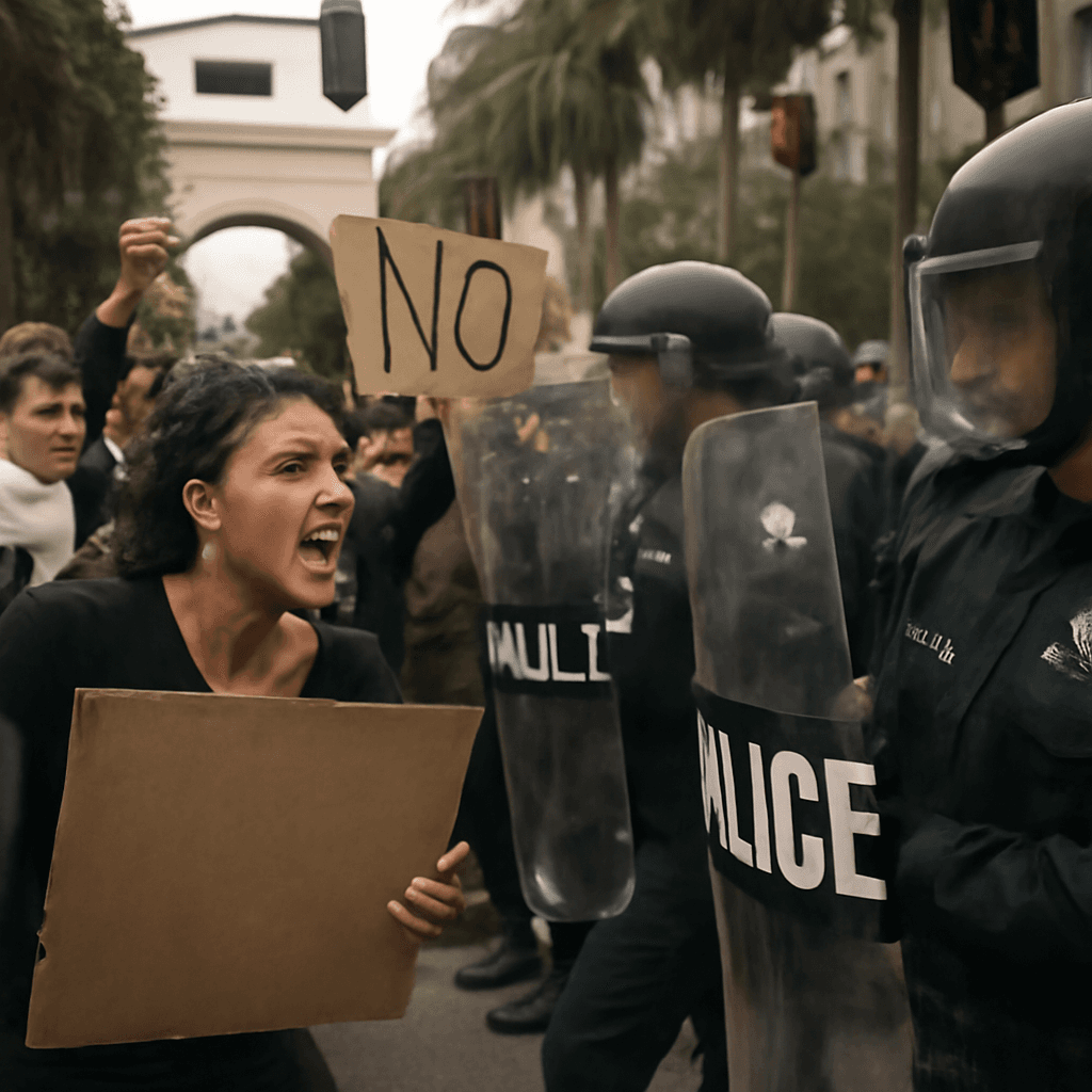 LA Protests Ignite Amid Raid Backlash and Viral Disinformation Storm LA Protests Ignite Amid Raid Backlash and Viral Disinformation Storm