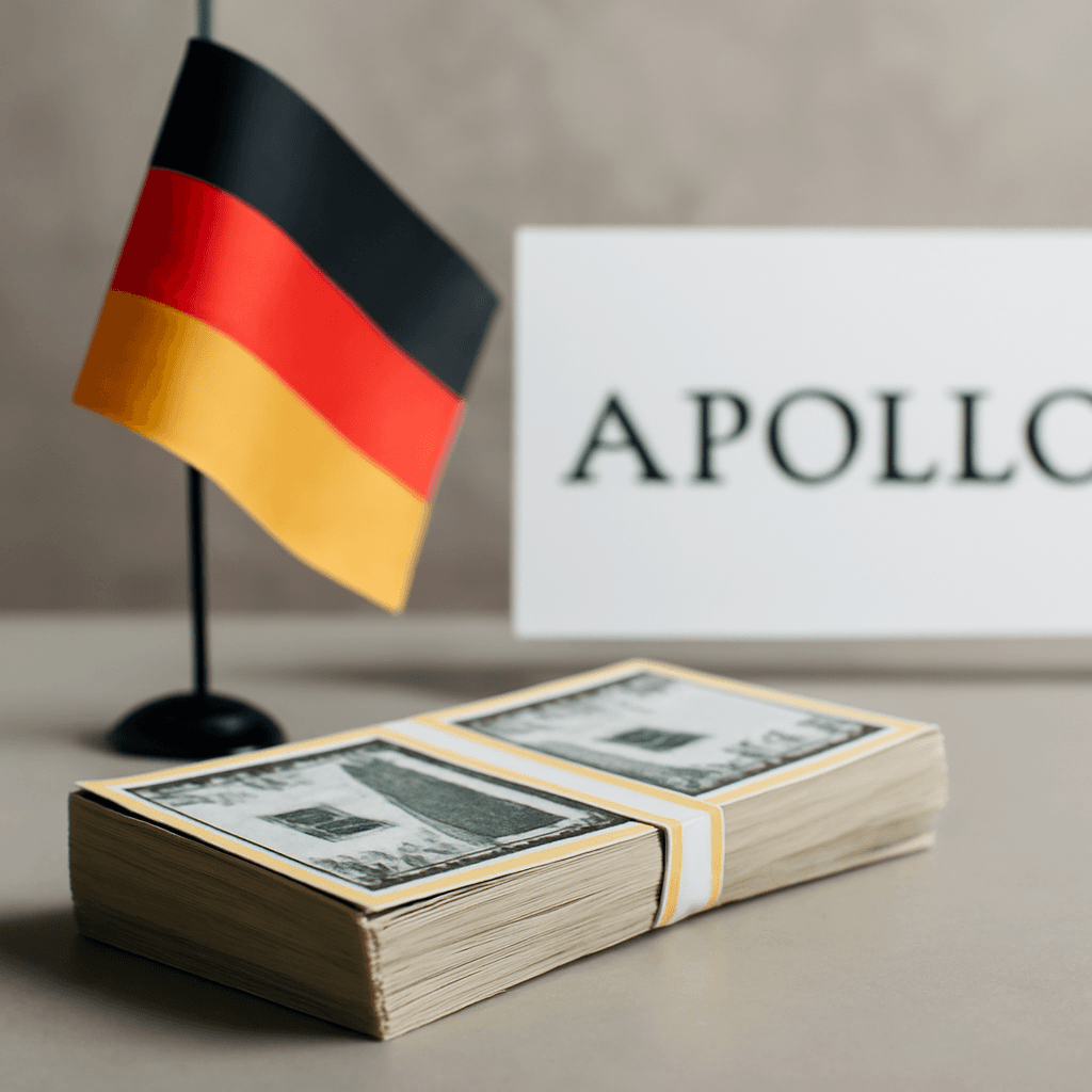 Apollo Plans $100 Billion Germany Investment as Investors Shift Toward Europe Apollo Plans $100 Billion Germany Investment as Investors Shift Toward Europe