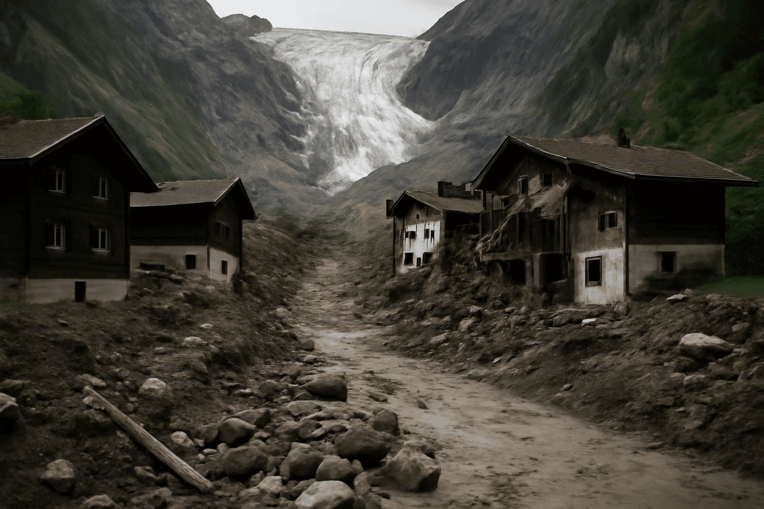 Swiss Village Buried by Glacier Collapse: One Person Missing Swiss Village Buried by Glacier Collapse: One Person Missing