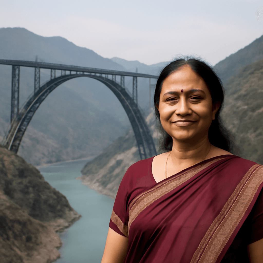 Meet Madhavi Latha: The Engineer Behind India’s Highest Chenab Bridge Meet Madhavi Latha: The Engineer Behind India’s Highest Chenab Bridge