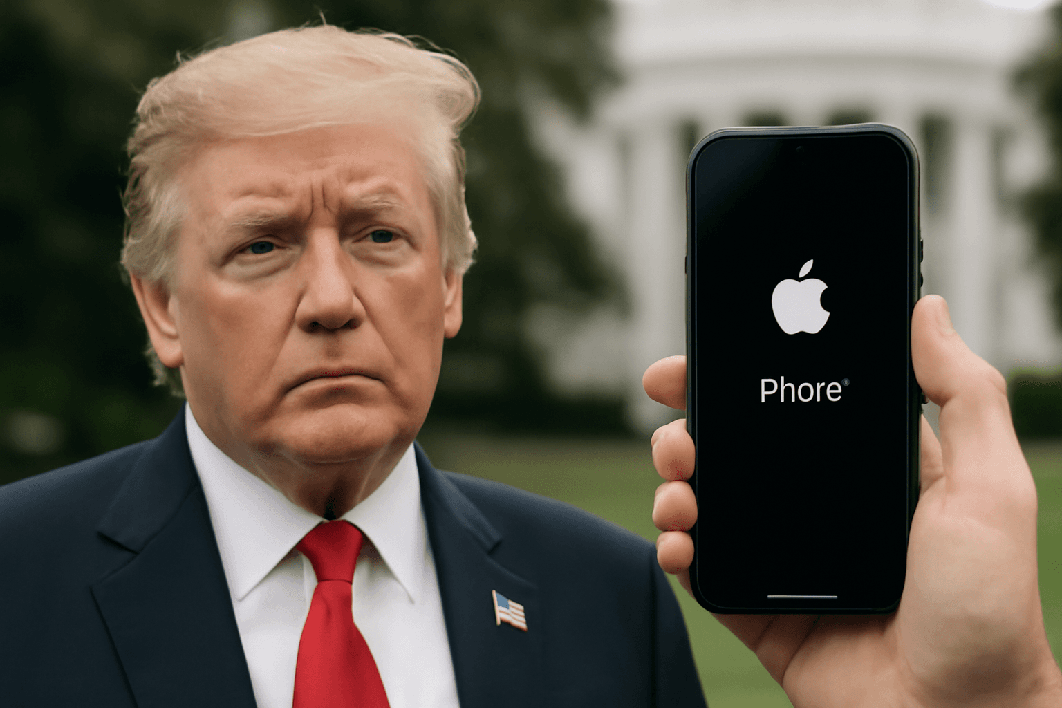 Trump Urges Apple to Manufacture iPhones in the US, Threatens Tariffs Trump Urges Apple to Manufacture iPhones in the US, Threatens Tariffs
