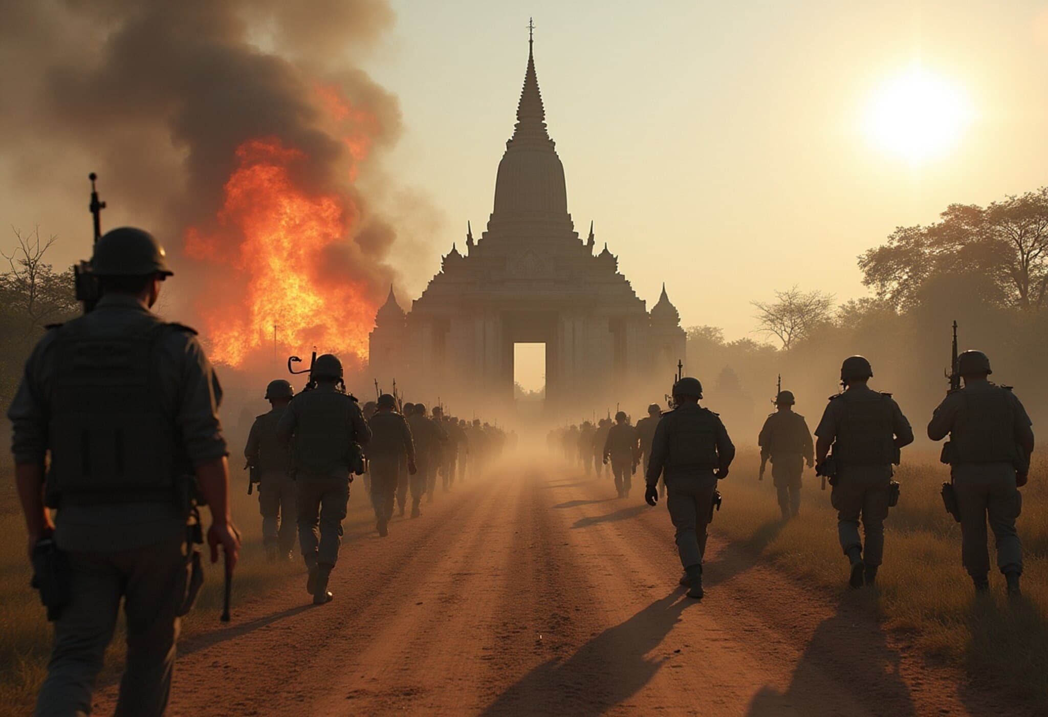 Thai-Cambodian Border Clash Escalates Tensions Near Ancient Temple Thai-Cambodian Border Clash Escalates Tensions Near Ancient Temple
