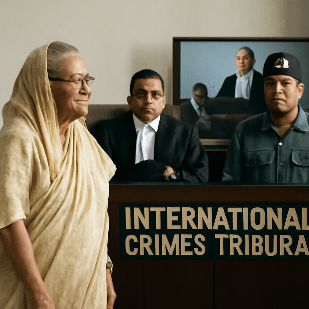 Bangladesh Tribunal to Hear Charges Against Former PM Hasina Live on TV Bangladesh Tribunal to Hear Charges Against Former PM Hasina Live on TV
