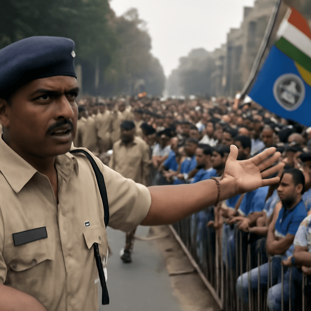 Mumbai Police's Effective Crowd Management During T20 World Cup Victory Parade Mumbai Police's Effective Crowd Management During T20 World Cup Victory Parade