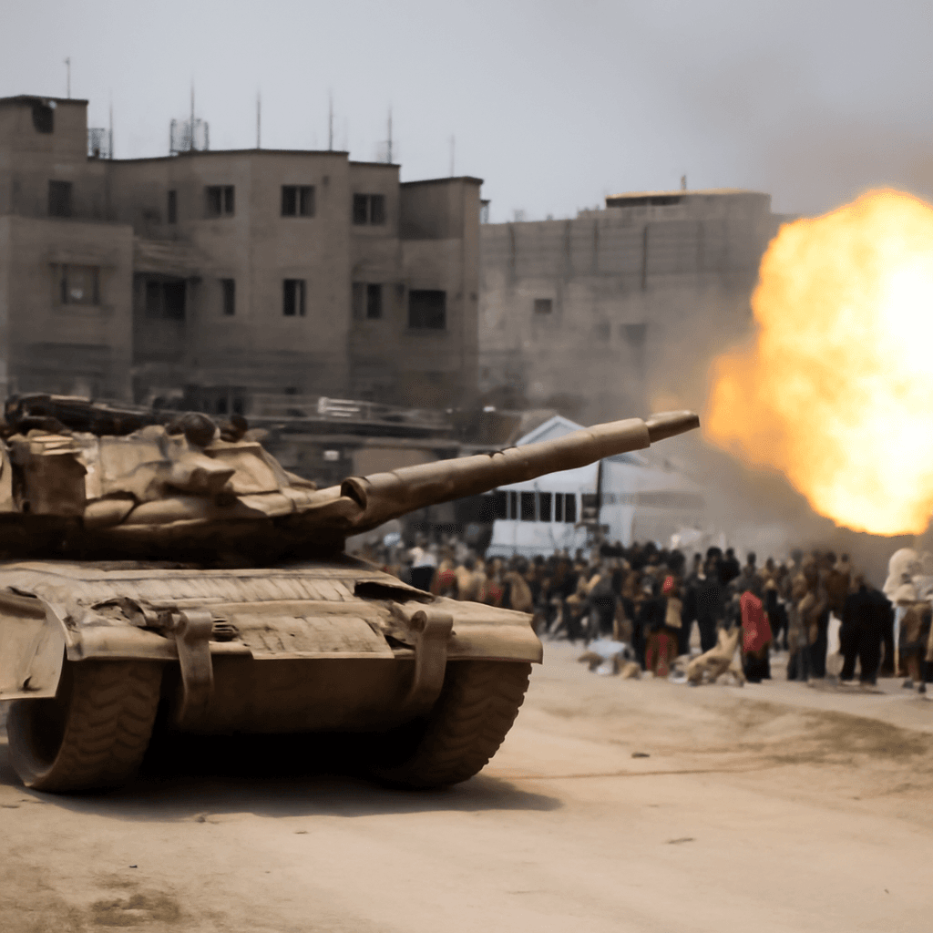 26 Killed, 80 Injured as Israeli Tanks Fire Near Aid Center in Gaza 26 Killed, 80 Injured as Israeli Tanks Fire Near Aid Center in Gaza