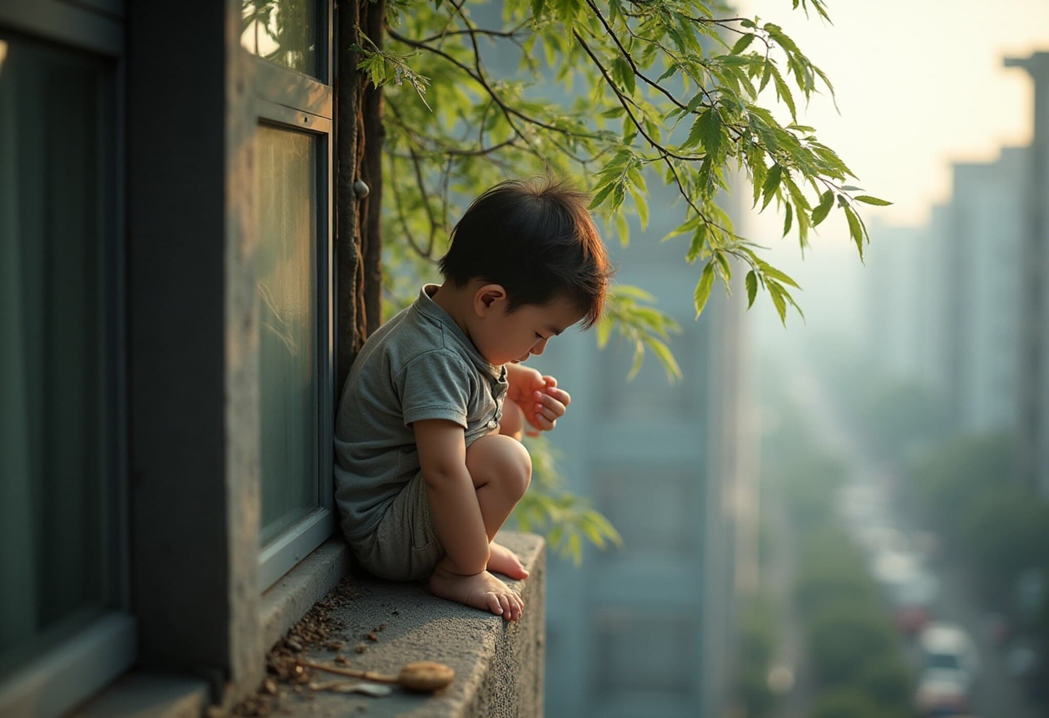 Miracle Survival: Toddler Falls 18 Stories, Tree Saves His Life in China Miracle Survival: Toddler Falls 18 Stories, Tree Saves His Life in China