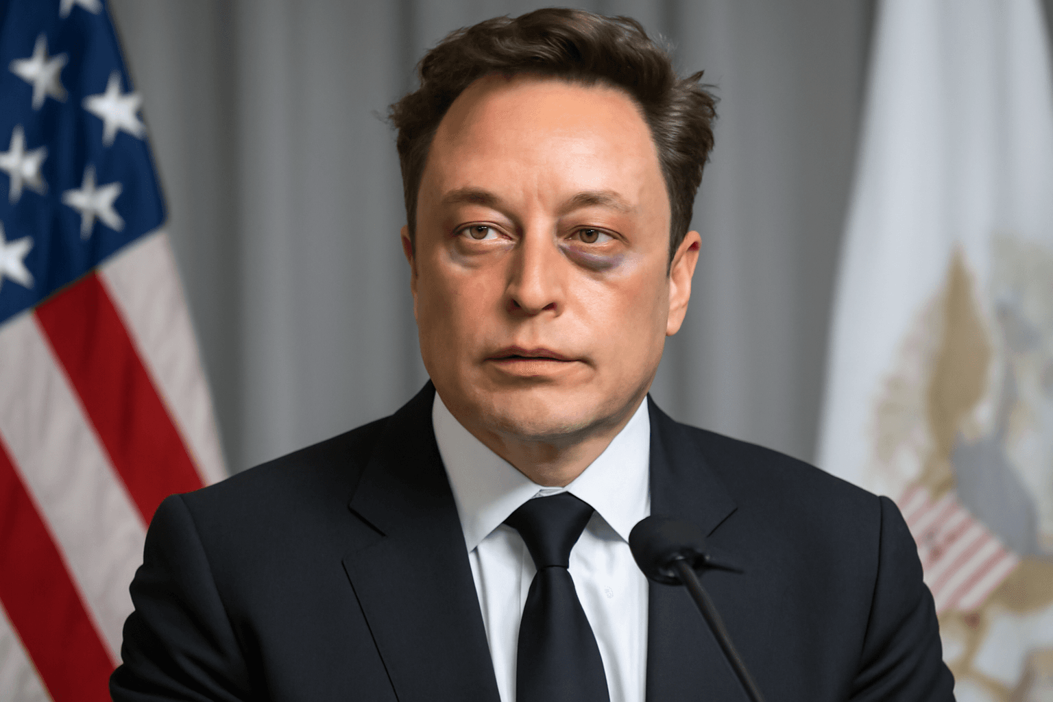 Elon Musk Explains Black Eye Origin Amid Speculations, Denies French Connection Elon Musk Explains Black Eye Origin Amid Speculations, Denies French Connection