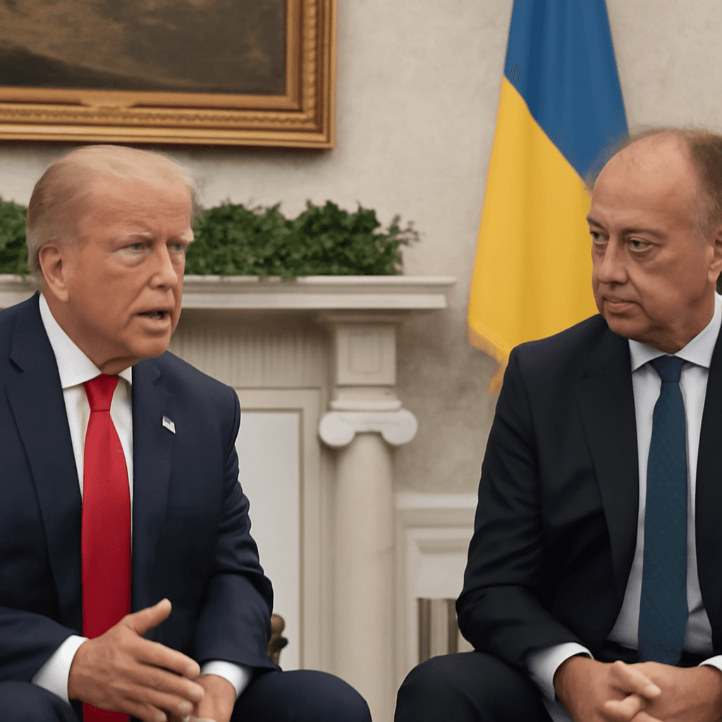 Trump Compares Ukraine-Russia Conflict to Playground Fight Amid Sanctions Talks Trump Compares Ukraine-Russia Conflict to Playground Fight Amid Sanctions Talks
