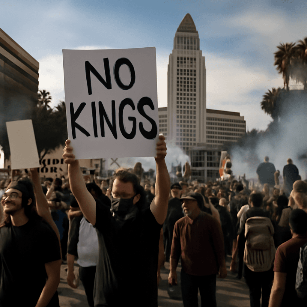 LA Anti-Trump Protests Escalate from Festive March to Tear Gas Chaos LA Anti-Trump Protests Escalate from Festive March to Tear Gas Chaos