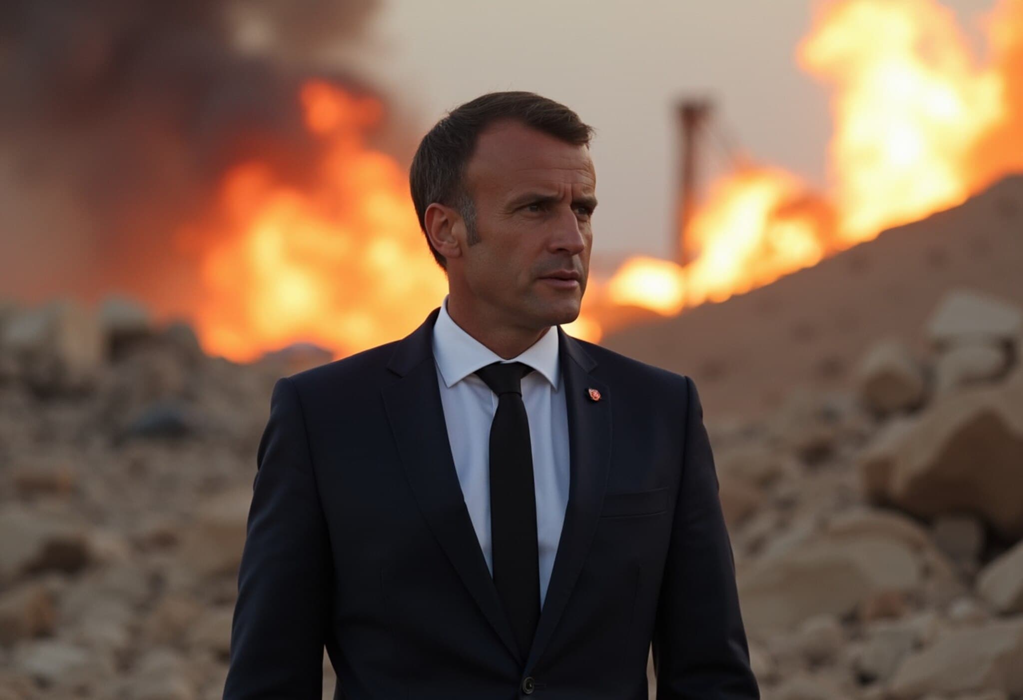 Macron Alerts France to High Military Readiness in West Asia Amid Iran-Israel Conflict Macron Alerts France to High Military Readiness in West Asia Amid Iran-Israel Conflict